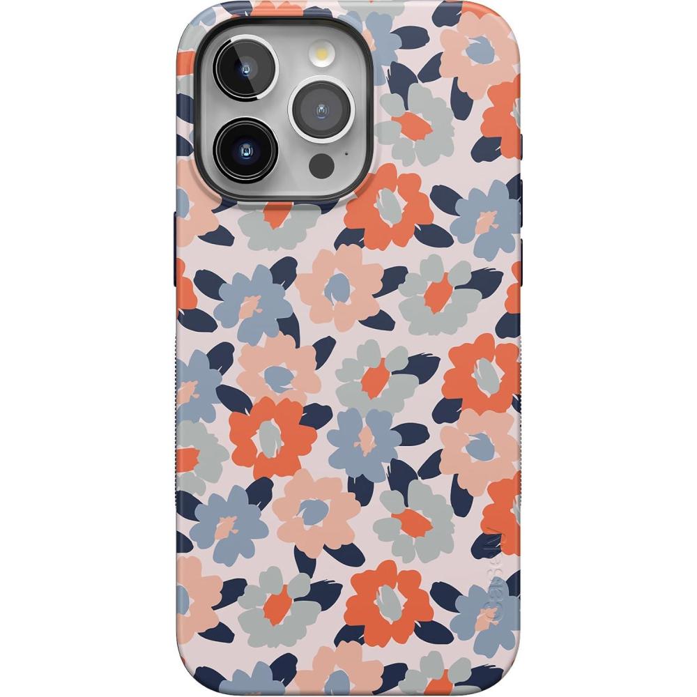 imageCasely iPhone 15 Pro Max Case  Heart Throb  Endless Hearts  Bold Protective Design  Compatible with MagSafeField of Flowers  Pastel Floral