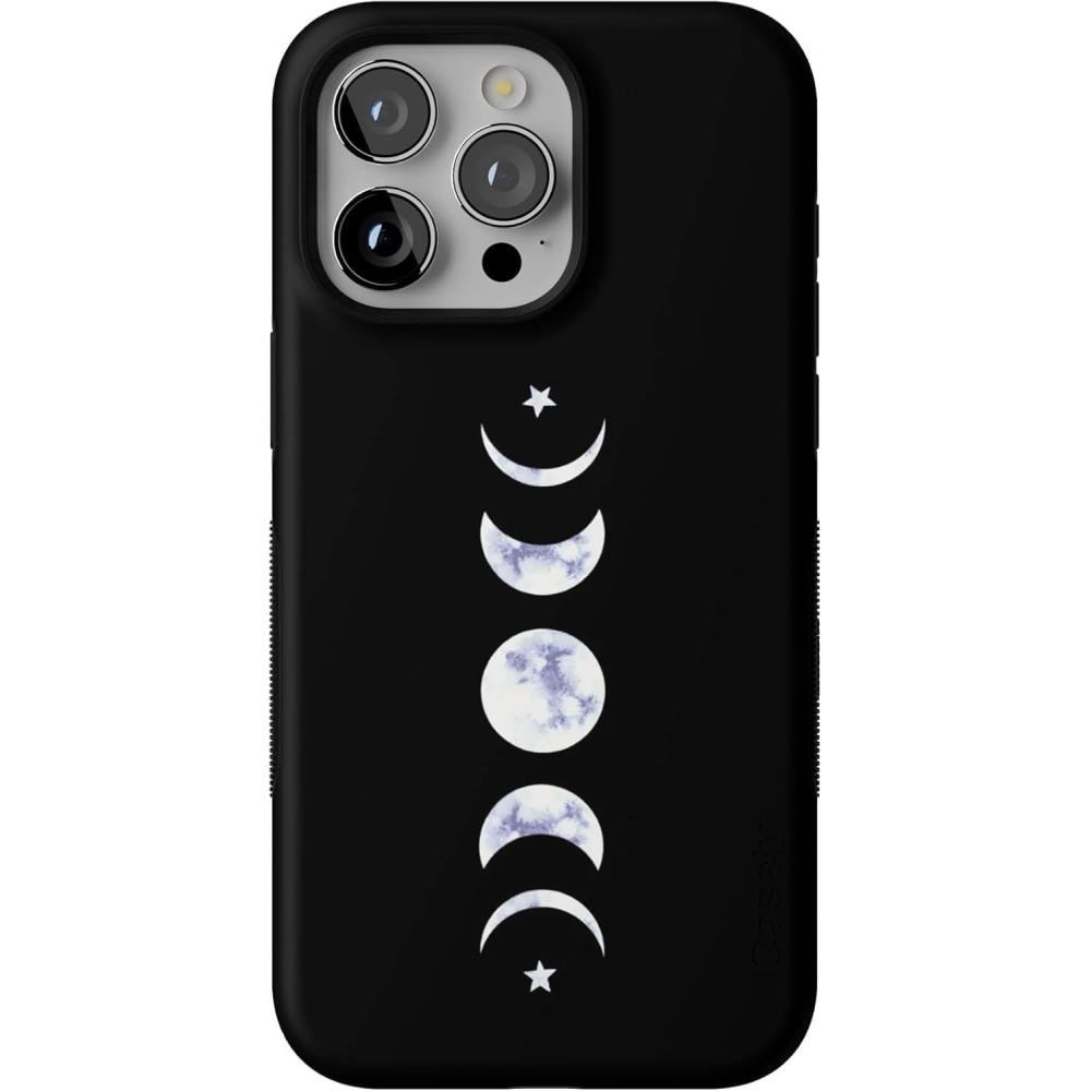 imageCasely iPhone 15 Pro Max Case  Heart Throb  Endless Hearts  Bold Protective Design  Compatible with MagSafeIts Just a Phase  Marble Moon