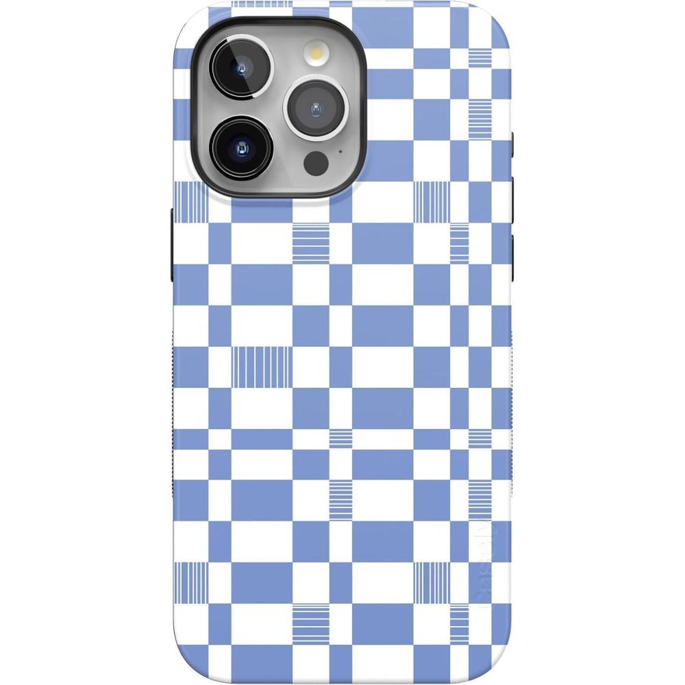 imageCasely iPhone 15 Pro Max Case  Heart Throb  Endless Hearts  Bold Protective Design  Compatible with MagSafeReality Check  Periwinkle