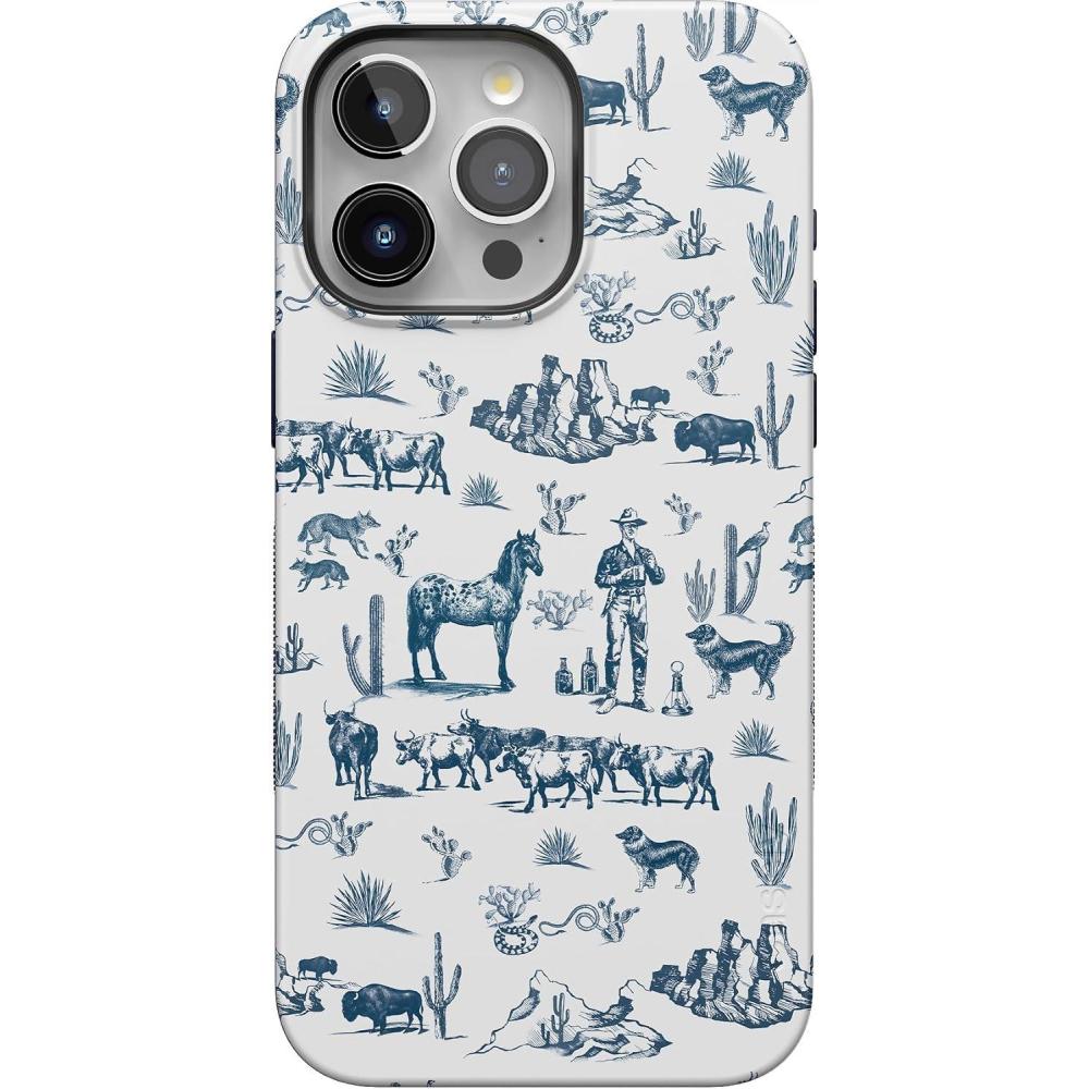 imageCasely iPhone 15 Pro Max Case  Heart Throb  Endless Hearts  Bold Protective Design  Compatible with MagSafeWild West Adventure  Desert