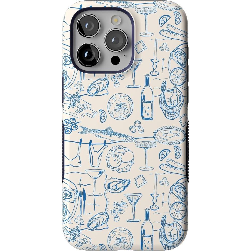 imageCasely iPhone 15 Pro Max Case  Twilight Flora  Moody Monochrome  Bold Protective Design  Compatible with MagSafeAmalfi Aperitivo  Dolce Vita