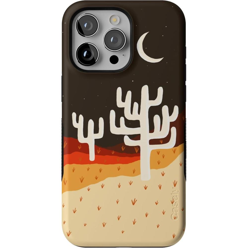 imageCasely iPhone 15 Pro Max Case  Twilight Flora  Moody Monochrome  Bold Protective Design  Compatible with MagSafeDesert Nights  Cactus Colorblock
