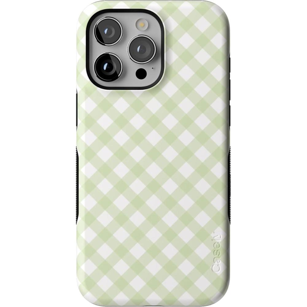 imageCasely iPhone 15 Pro Max Case  Twilight Flora  Moody Monochrome  Bold Protective Design  Compatible with MagSafeMint Lattice  Sunday Best