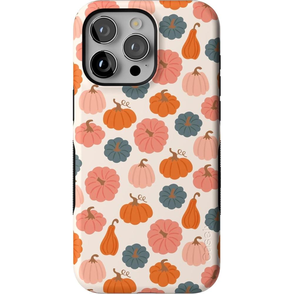 imageCasely iPhone 15 Pro Max Case  Twilight Flora  Moody Monochrome  Bold Protective Design  Compatible with MagSafeOh My Gourd  Pumpkin Patch