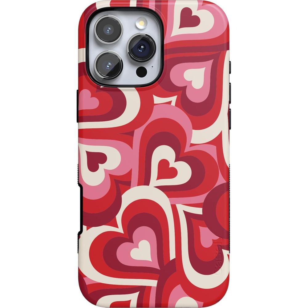 imageCasely iPhone 16 Pro Case  Into The Wild  Black Leopard  Bold Protective Design  Compatible with MagSafeLove Song Remix  Ombre Hearts