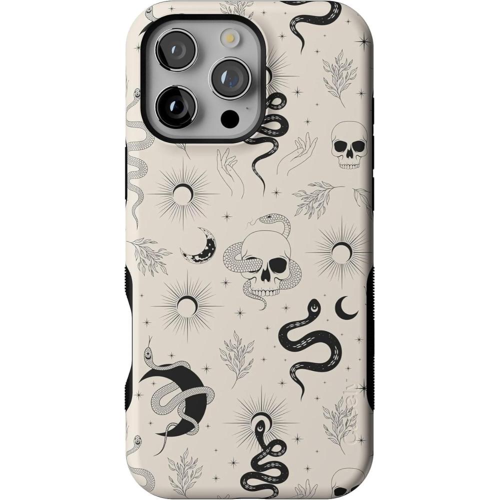 imageCasely iPhone 16 Pro Case  Into The Wild  Black Leopard  Bold Protective Design  Compatible with MagSafeNo Further Explanation  Snakes  Skulls