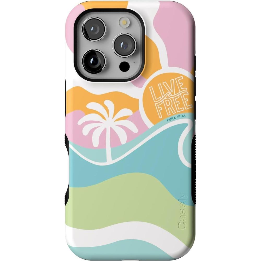 imageCasely iPhone 16 Pro Case  Into The Wild  Black Leopard  Bold Protective Design  Compatible with MagSafePura Vida  Tropical Dreams