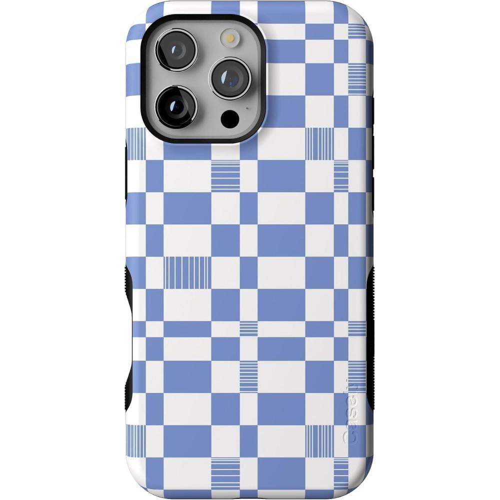 imageCasely iPhone 16 Pro Case  Into The Wild  Black Leopard  Bold Protective Design  Compatible with MagSafeReality Check  Periwinkle