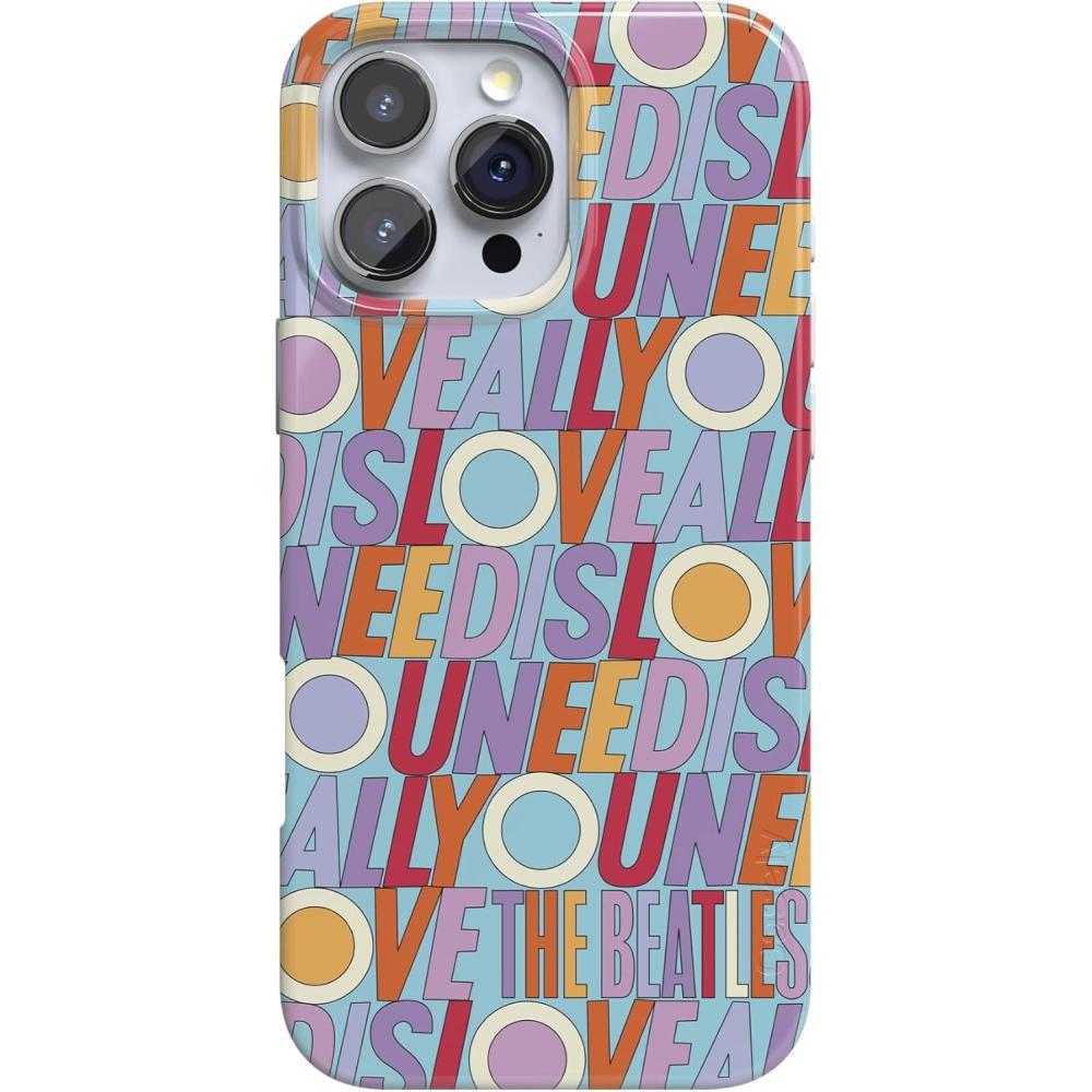 imageCasely iPhone 16 Pro Case  Into The Wild  White Snow Leopard  Compatible with MagSafe  Classic Ultra Slim DesignAll You Need Is Love  Beatles