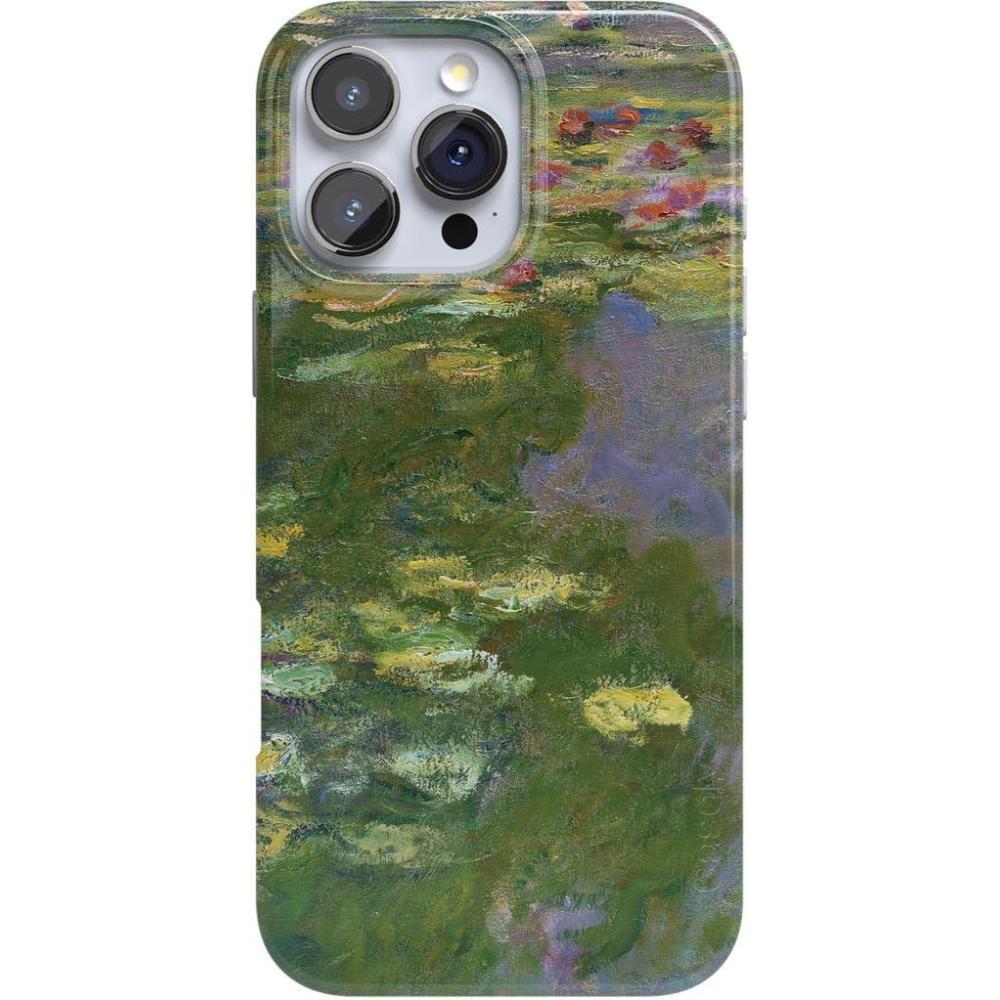 imageCasely iPhone 16 Pro Case  Moody Monochrome  Bordeaux Rose  Compatible with MagSafe  Classic Ultra Thin DesignMonets Water Lilies  The Met Museum