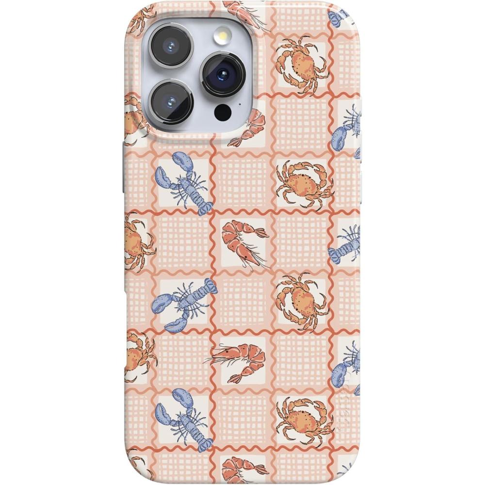 imageCasely iPhone 16 Pro Case  Moody Monochrome  Bordeaux Rose  Compatible with MagSafe  Classic Ultra Thin DesignOn the Cape  Coastal Summer