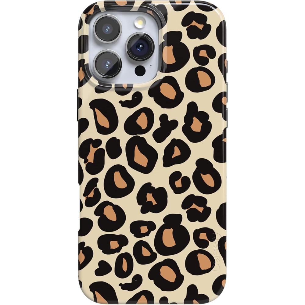imageCasely iPhone 16 Pro Case  Moody Monochrome  Twilight Flora  Compatible with MagSafe  Classic Ultra Thin DesignInto the Wild  Leopard Print