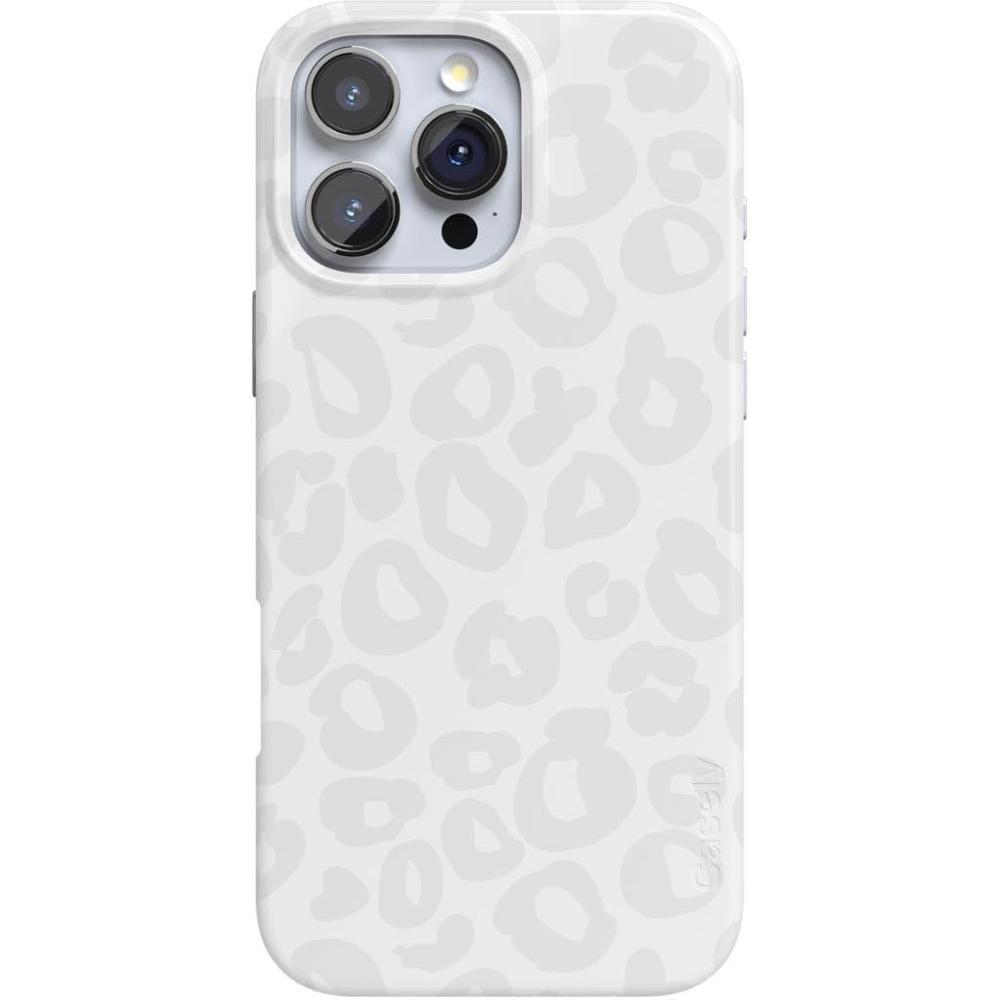 imageCasely iPhone 16 Pro Case  Moody Monochrome  Twilight Flora  Compatible with MagSafe  Classic Ultra Thin DesignInto the Wild  Snow White Leopard