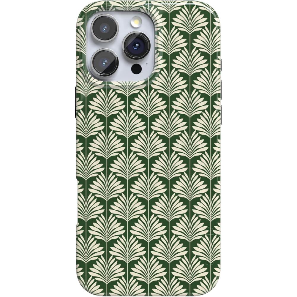 imageCasely iPhone 16 Pro Case  Moody Monochrome  Twilight Flora  Compatible with MagSafe  Classic Ultra Thin DesignThe Boyfriend Collection  Cabana Nights