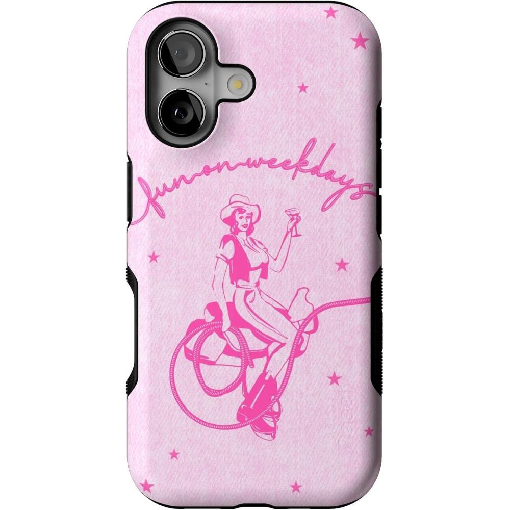 imageCasely iPhone 17 Case  Into The Wild  White Snow Leopard  Bold Protective Design  Compatible with MagSafeDenim Cowgirl  Fun on Weekdays
