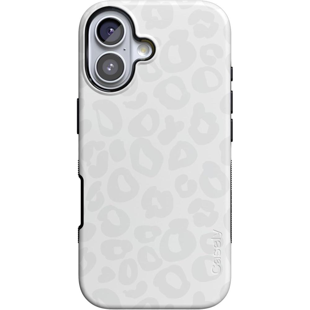 imageCasely iPhone 17 Case  Into The Wild  White Snow Leopard  Bold Protective Design  Compatible with MagSafeInto the Wild  White Snow Leopard