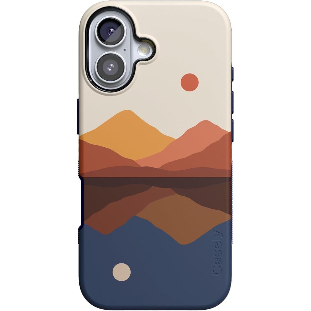 imageCasely iPhone 17 Case  Into The Wild  White Snow Leopard  Bold Protective Design  Compatible with MagSafeOpposites Attract  Day  Night Colorblock Mt