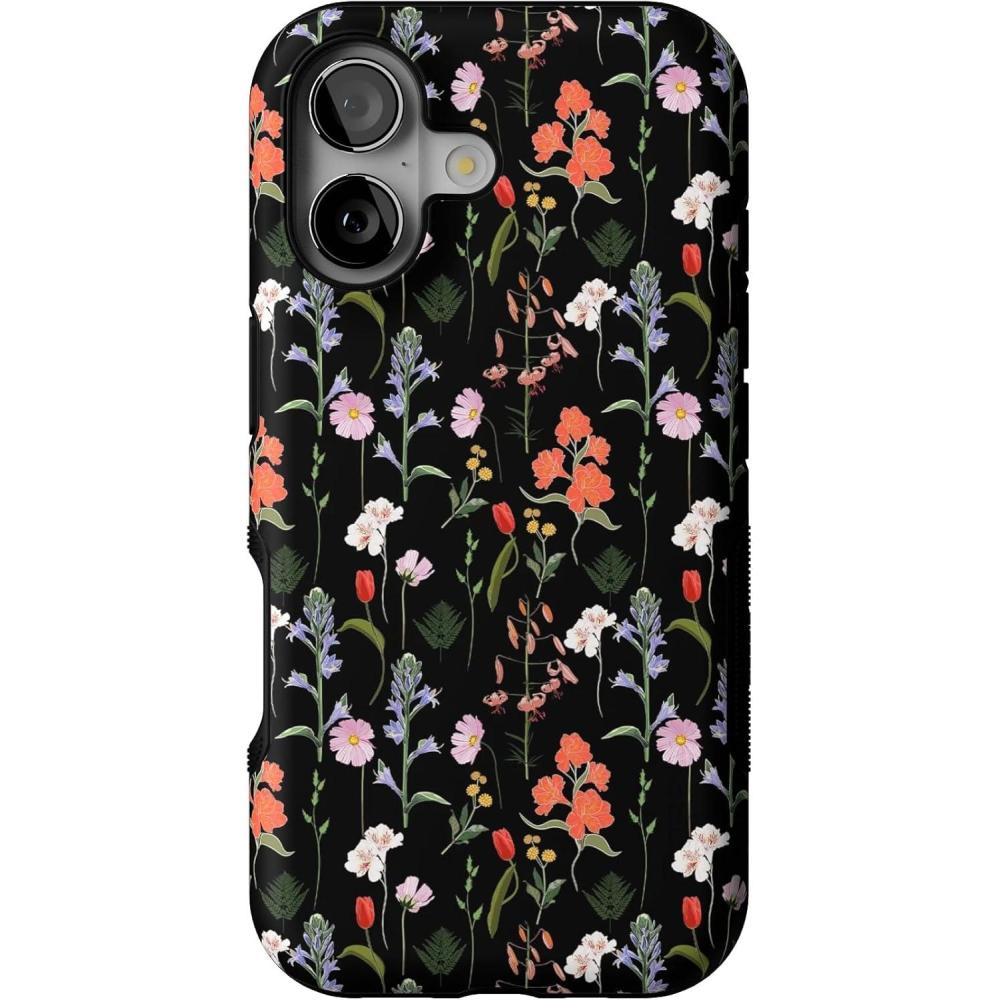 imageCasely iPhone 17 Case  Into The Wild  White Snow Leopard  Bold Protective Design  Compatible with MagSafeSecret Garden  Mixed Floral