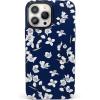 Navy Cherry Blossom Floral