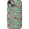 imageCasely iPhone 14 Plus Case  All Decked Out  Festive Ornaments  Bold Protective Design  MagSafe Compatible Design