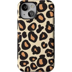 Casely iPhone 13 Mini Case | Pura Vida | Oasis | Bold Protective Design | Compatible with MagSafe(Into the Wild | Leopard Print)