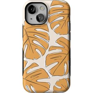 Casely iPhone 13 Mini Case | Pura Vida | Oasis | Bold Protective Design | Compatible with MagSafe(Island Time | Tropical Leaves Floral)
