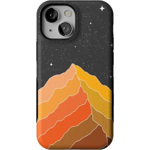 Casely iPhone 13 Mini Case | Pura Vida | Oasis | Bold Protective Design | Compatible with MagSafe(Night Skies | Mountain Starlight)