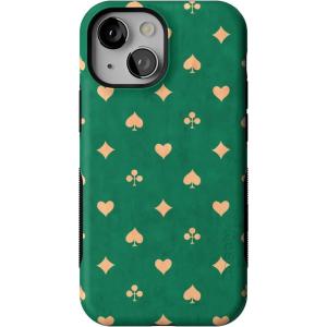 Casely iPhone 13 Mini Case | Pura Vida | Oasis | Bold Protective Design | Compatible with MagSafe(Royal Flush | French Deck)