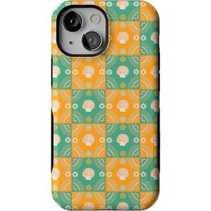 Casely iPhone 13 Mini Case | Pura Vida | Oasis | Bold Protective Design | Compatible with MagSafe(Sea La Vie | Dippin’ Daisy’s Tropical Vacation)