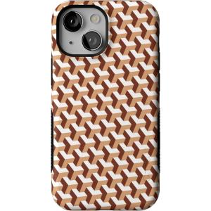 Casely iPhone 13 Mini Case | Pura Vida | Oasis | Bold Protective Design | Compatible with MagSafe(Step It Up | Abstract Geo)