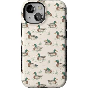 Casely iPhone 13 Mini Case | Pura Vida | Oasis | Bold Protective Design | Compatible with MagSafe(The Boyfriend Collection | Mallard & Co.)