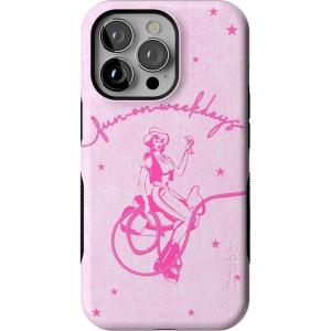 Casely iPhone 13 Pro Case | Into The Wild | Black Leopard | Bold Protective Design | MagSafe Compatible Design(Denim Cowgirl | Fun on Weekdays)