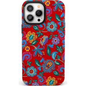 Casely iPhone 13 Pro Case | Into The Wild | Black Leopard | Bold Protective Design | MagSafe Compatible Design(Frida Kahlo | Painted Flowers | Floral)