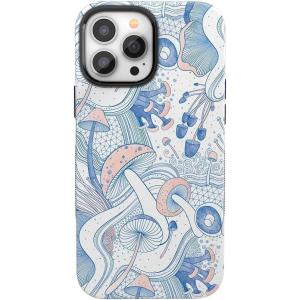 Casely iPhone 13 Pro Case | Into The Wild | Black Leopard | Bold Protective Design | MagSafe Compatible Design(The Fun Guy | Enchanted Forest Mushroom Floral)