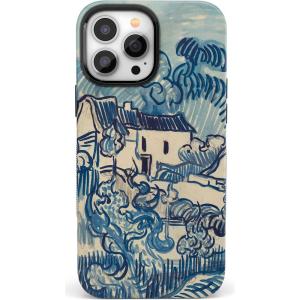 Casely iPhone 13 Pro Case | Into The Wild | Black Leopard | Bold Protective Design | MagSafe Compatible Design(Van Gogh | Landscape With Houses)