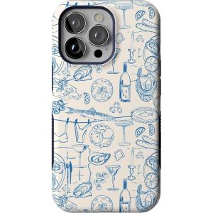 Casely iPhone 13 Pro Case | Sage Garden | Green Floral | Bold Protective Design | Compatible with MagSafe(Amalfi Aperitivo | Dolce Vita)