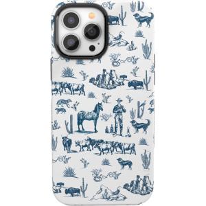 Casely iPhone 13 Pro Case | Sage Garden | Green Floral | Bold Protective Design | Compatible with MagSafe(Wild West Adventure | Desert)