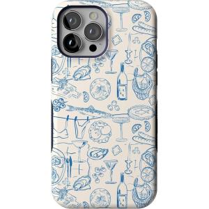 Casely iPhone 13 Pro Max Case | Falling for You | Plum Floral | Bold Protective Design | Compatible with MagSafe(Amalfi Aperitivo | Dolce Vita)