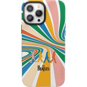 Casely iPhone 13 Pro Max Case | Falling for You | Plum Floral | Bold Protective Design | Compatible with MagSafe(Beatles | Come Together | Abbey Road)
