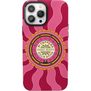 Casely iPhone 13 Pro Max Case | Falling for You | Plum Floral | Bold Protective Design | Compatible with MagSafe(Beatles | Lonely Hearts Club | Sgt. Pepper’s)