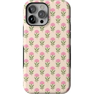 Casely iPhone 13 Pro Max Case | Falling for You | Plum Floral | Bold Protective Design | Compatible with MagSafe(Jenna’s Flowers | Fun on Weekdays)
