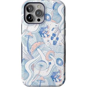 Casely iPhone 13 Pro Max Case | Falling for You | Plum Floral | Bold Protective Design | Compatible with MagSafe(The Fun Guy | Enchanted Forest Mushroom Floral)