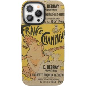 Casely iPhone 13 Pro Max Case | Falling for You | Plum Floral | Bold Protective Design | Compatible with MagSafe(Van Gogh | French Bubbly)