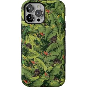 Casely iPhone 13 Pro Max Case | Poppy Meadows | Pastel Floral | Bold Protective Design | Compatible with MagSafe(Frida Kahlo | Sneaky Monkeys | Jungle Floral)