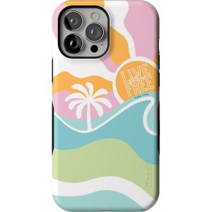 Casely iPhone 13 Pro Max Case | Poppy Meadows | Pastel Floral | Bold Protective Design | Compatible with MagSafe(Pura Vida | Tropical Dreams)
