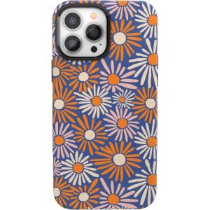 Casely iPhone 13 Pro Max Case | Poppy Meadows | Pastel Floral | Bold Protective Design | Compatible with MagSafe(Spring Forward | Daisy Floral)