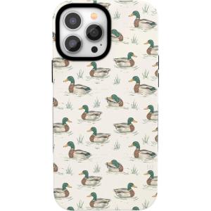 Casely iPhone 13 Pro Max Case | Poppy Meadows | Pastel Floral | Bold Protective Design | Compatible with MagSafe(The Boyfriend Collection | Mallard & Co.)