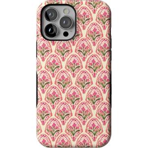 Casely iPhone 13 Pro Max Case | Poppy Meadows | Pastel Floral | Bold Protective Design | Compatible with MagSafe(Tulip Tapestry | Jenna Palek x Casely)