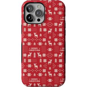 Casely iPhone 13 Pro Max Case | Stocking Stuffer | Christmas Knit | Bold Protective Design | MagSafe Compatible Design