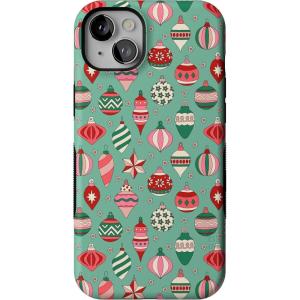 Casely iPhone 14 Plus Case | All Decked Out | Festive Ornaments | Bold Protective Design | MagSafe Compatible Design